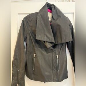 Anthropologie leather moto jacket